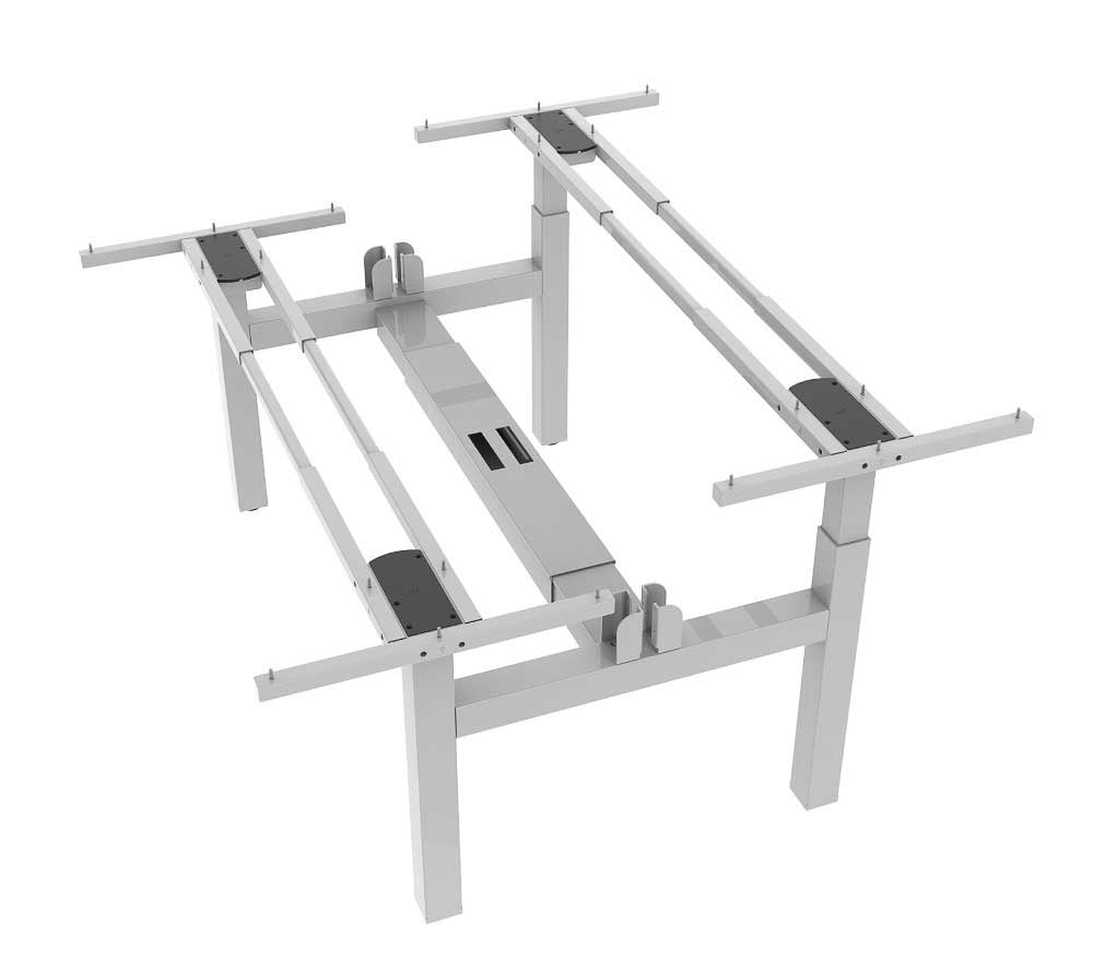 Yo-Yo DESK DUO Back-2-Back Height Adjustable Standing Desk