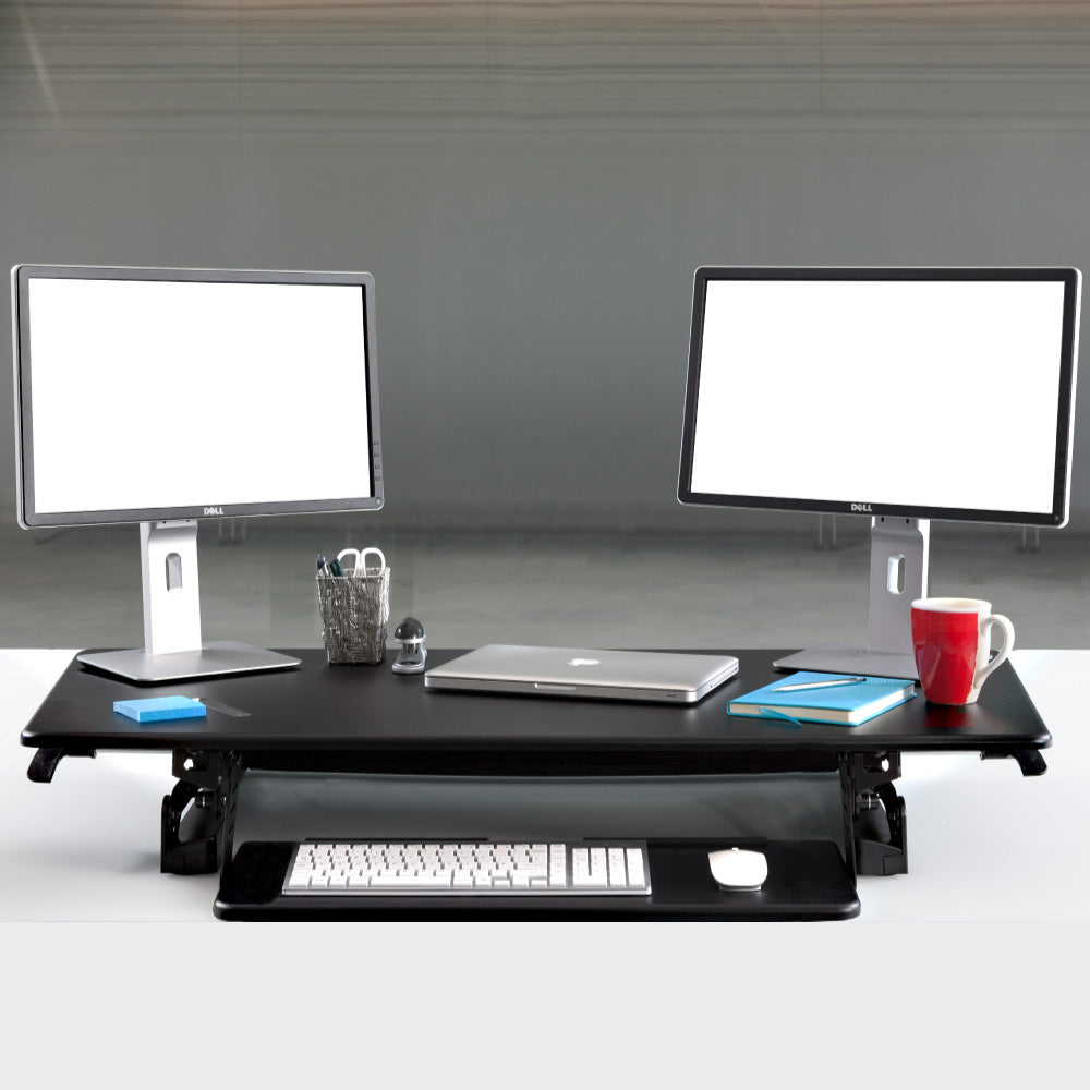 Yo-Yo DESK 120 Triple Monitor Standing Desk Converter