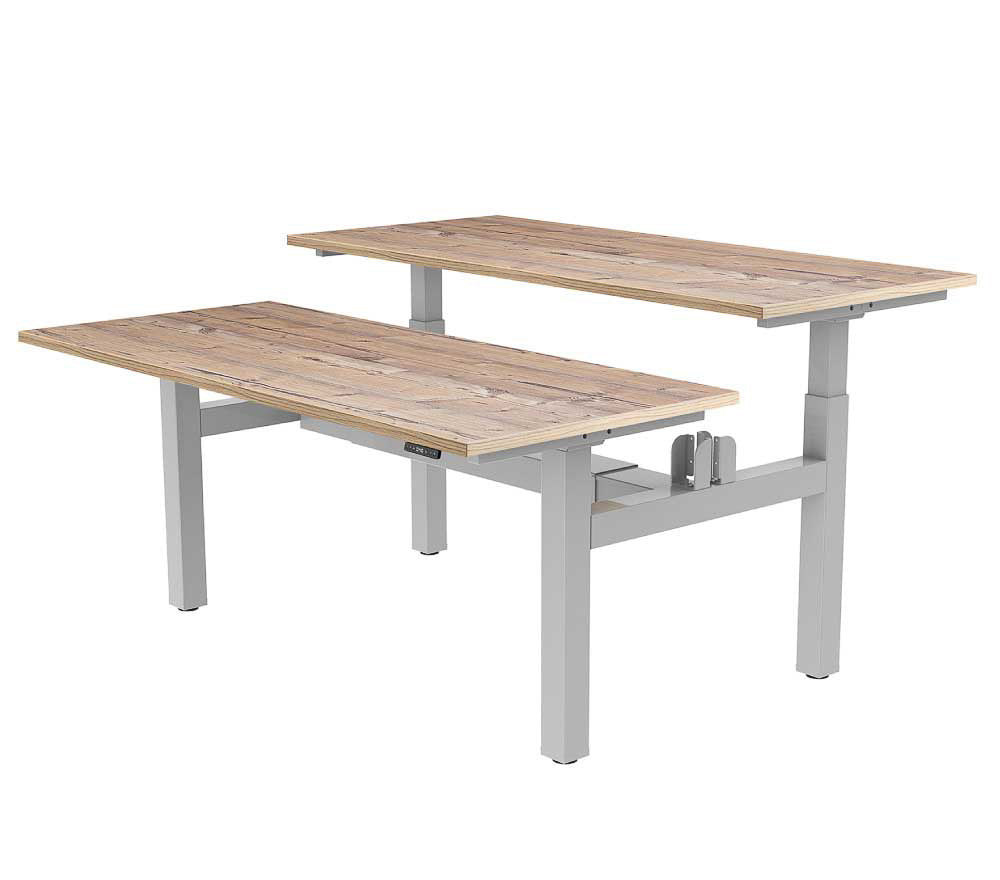Yo-Yo DESK DUO Back-2-Back Height Adjustable Standing Desk