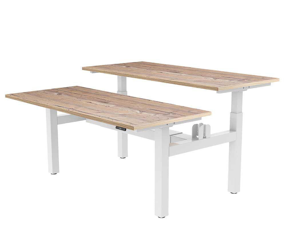 Yo-Yo DESK DUO Back-2-Back Height Adjustable Standing Desk