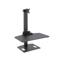 Yo-Yo DESK GO 1 Pole Mounted Single Screen Standing Desk Converter