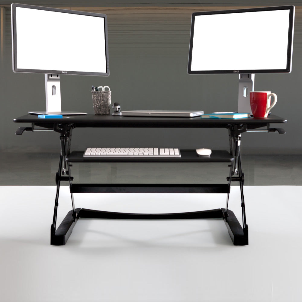Yo-Yo DESK 120 Triple Monitor Standing Desk Converter