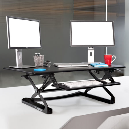 Yo-Yo DESK 120 Triple Monitor Standing Desk Converter