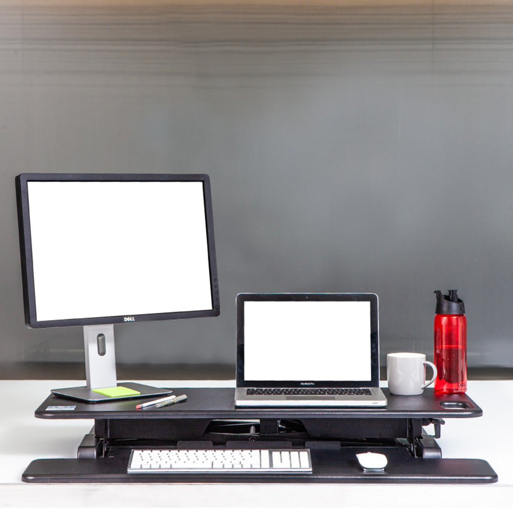 Yo-Yo DESK 95-S Dual Monitor Standing Desk Converter