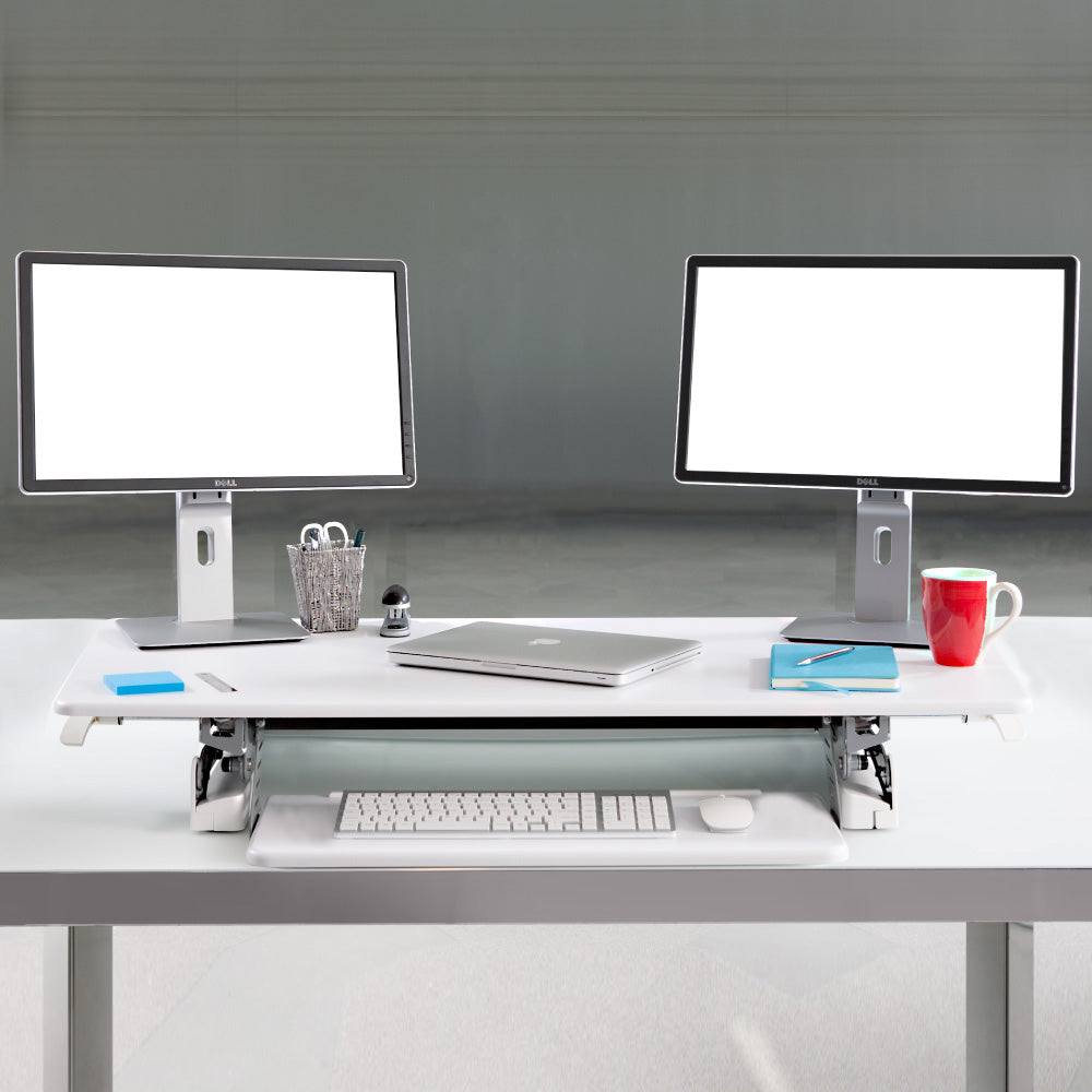 Yo-Yo DESK 120 Triple Monitor Standing Desk Converter