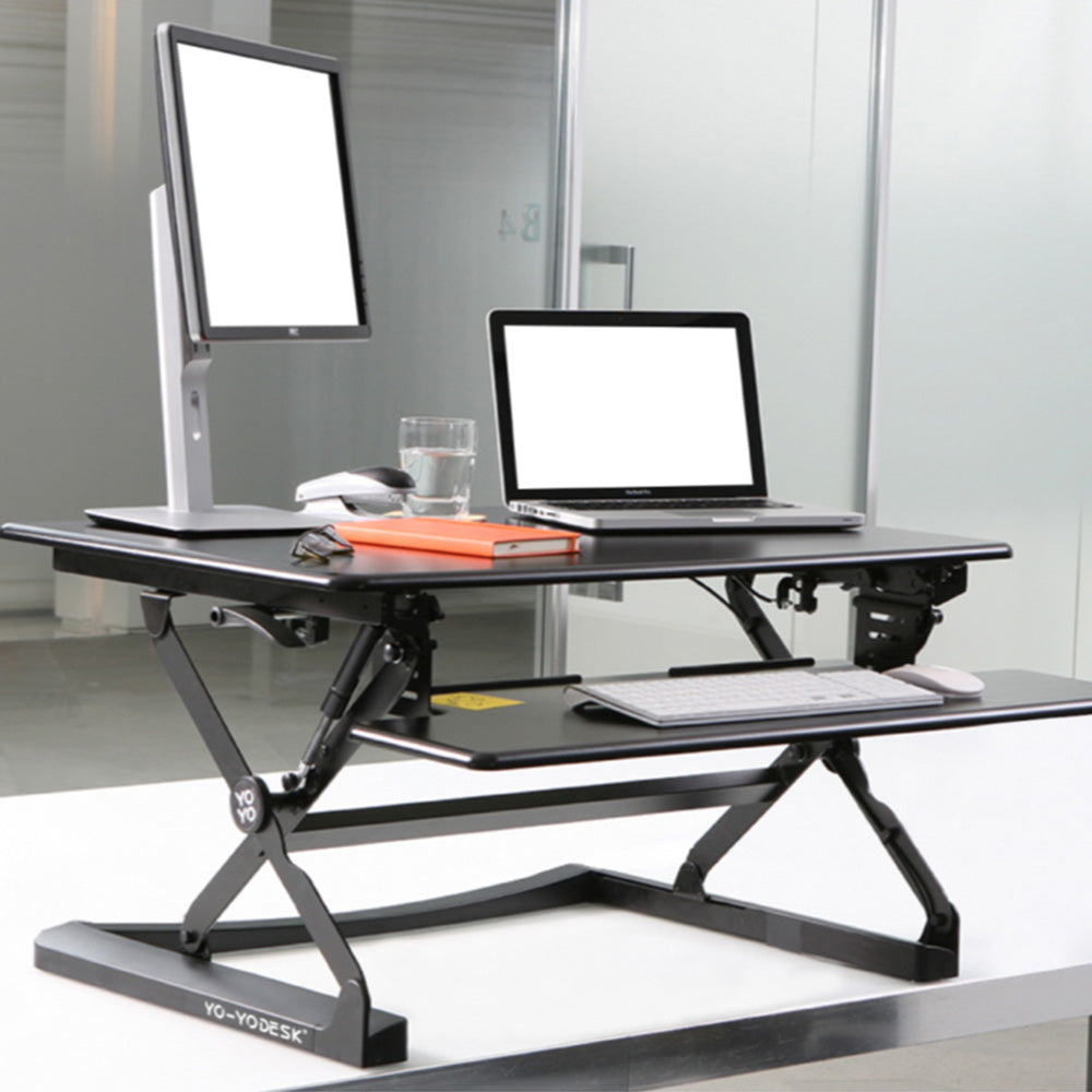 Yo-Yo DESK 90 Dual Monitor Standing Desk Converter
