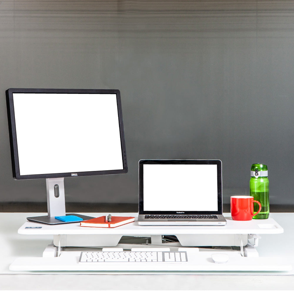 Yo-Yo DESK 95-S Dual Monitor Standing Desk Converter