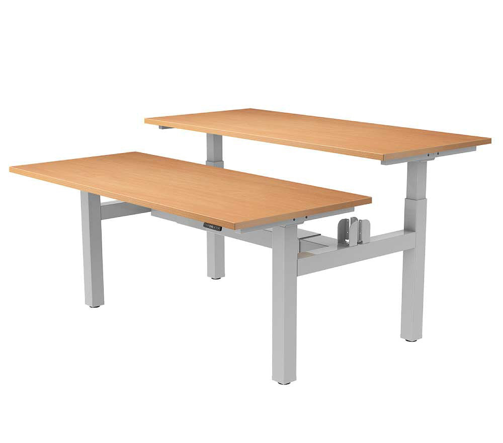 Yo-Yo DESK DUO Back-2-Back Height Adjustable Standing Desk