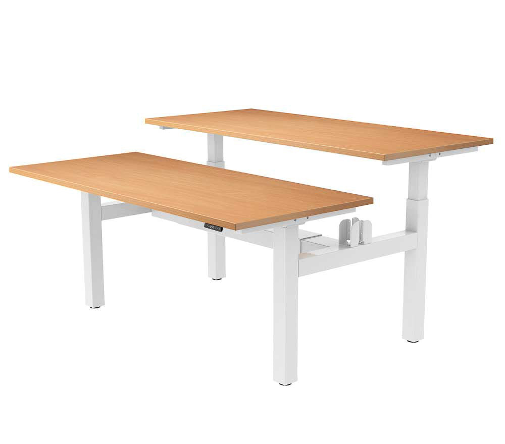 Yo-Yo DESK DUO Back-2-Back Height Adjustable Standing Desk