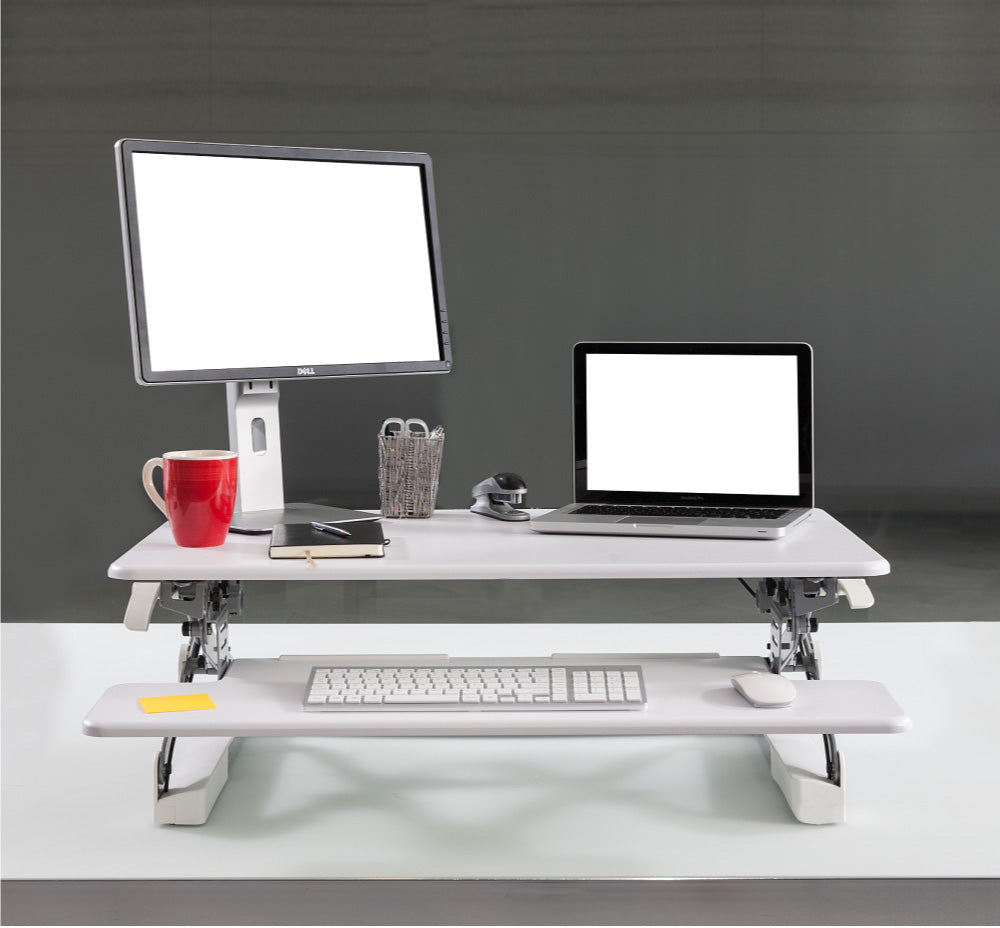 Yo-Yo DESK 90 Dual Monitor Standing Desk Converter