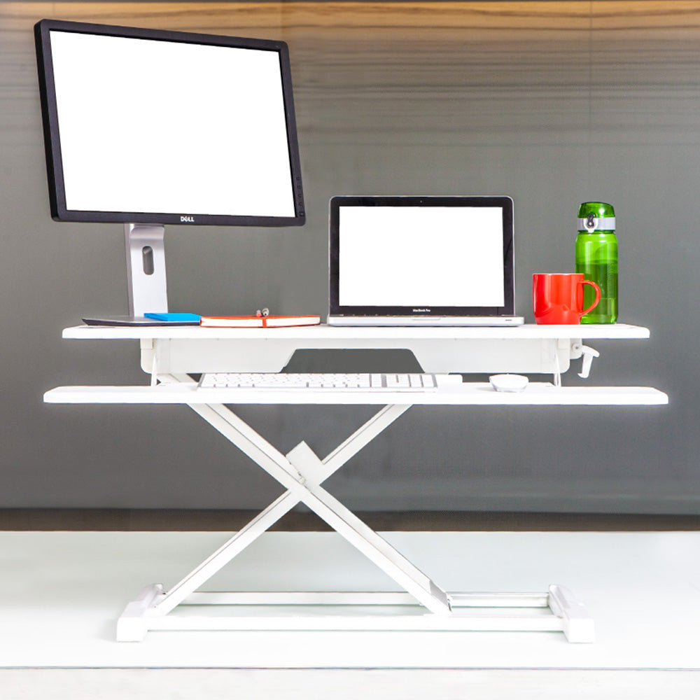 Yo-Yo DESK 95-S Dual Monitor Standing Desk Converter