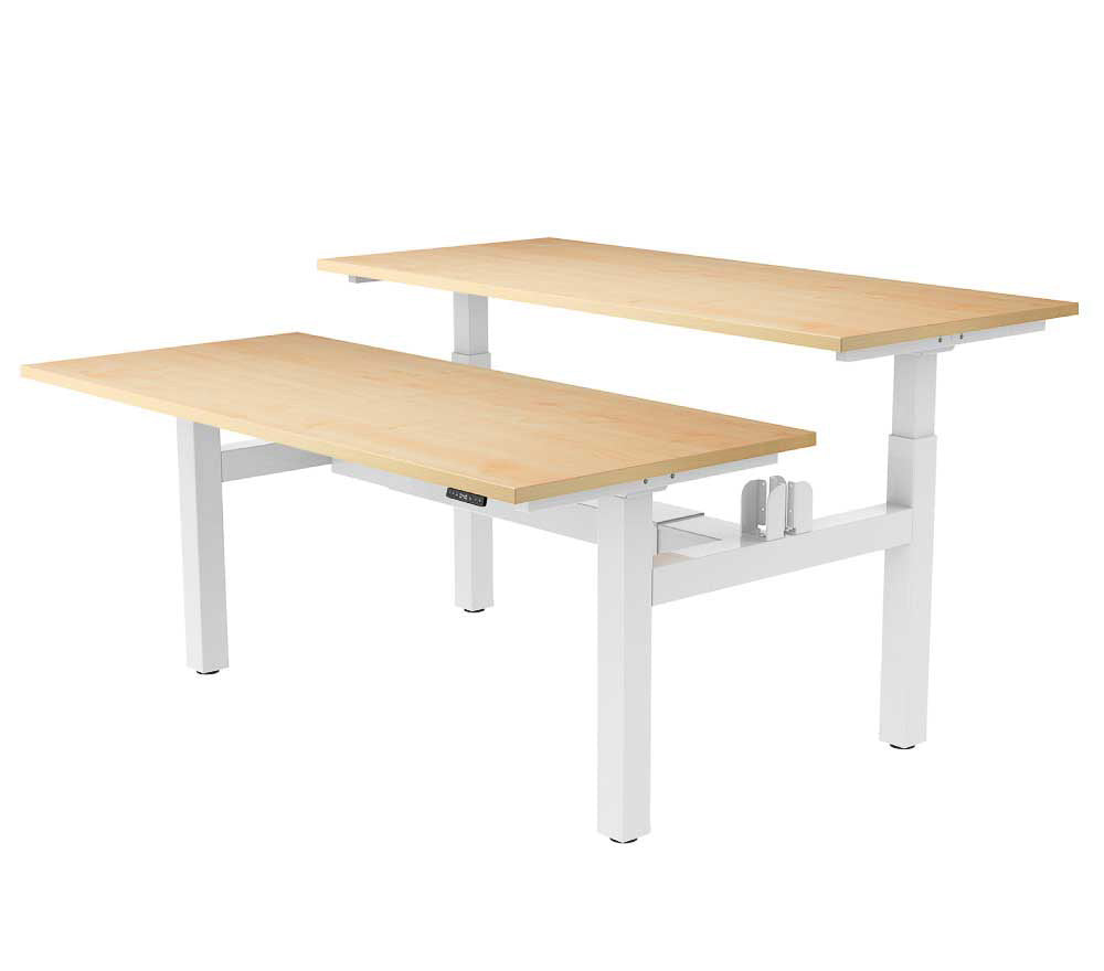 Yo-Yo DESK DUO Back-2-Back Height Adjustable Standing Desk