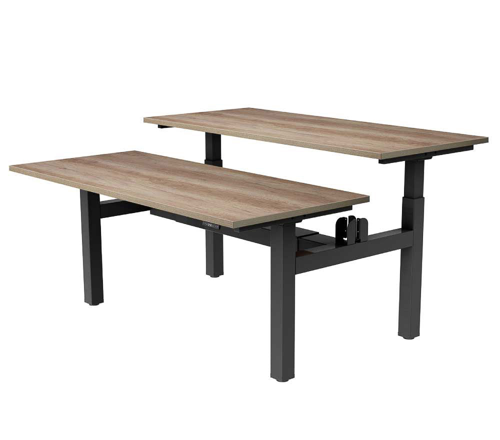 Yo-Yo DESK DUO Back-2-Back Height Adjustable Standing Desk