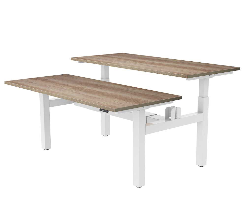 Yo-Yo DESK DUO Back-2-Back Height Adjustable Standing Desk