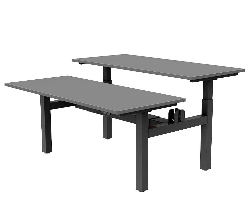 Yo-Yo DESK DUO Back-2-Back Height Adjustable Standing Desk