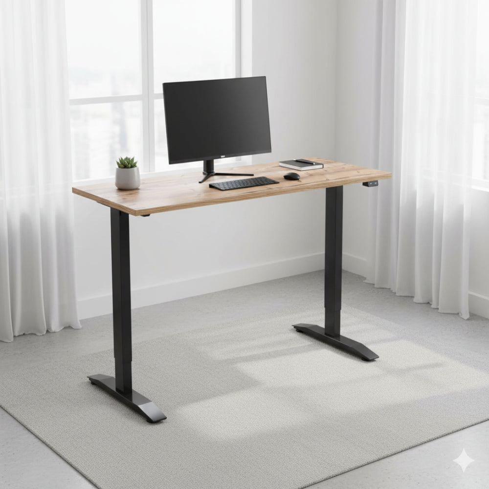 hero img height adjustable desk with black frame