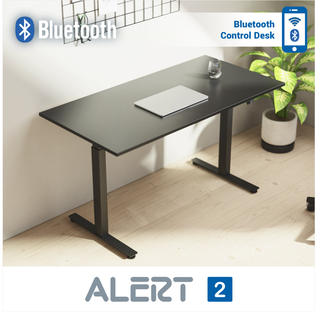 Yo-Yo DESK ALERT 2  Dual Motor SMART Standing Desk with Bluetooth Control