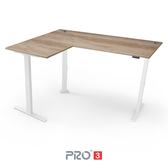 Yo-Yo DESK PRO 3+ Triple Motor L-Shape Extra Height Standing Desk
