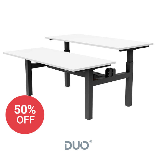 Yo-Yo DESK DUO Back-2-Back Height Adjustable Standing Desk