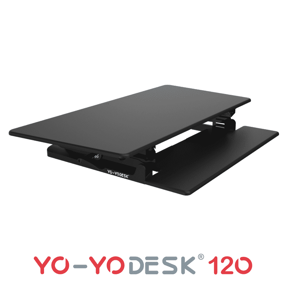 Yo-Yo DESK 120 Side View Fold