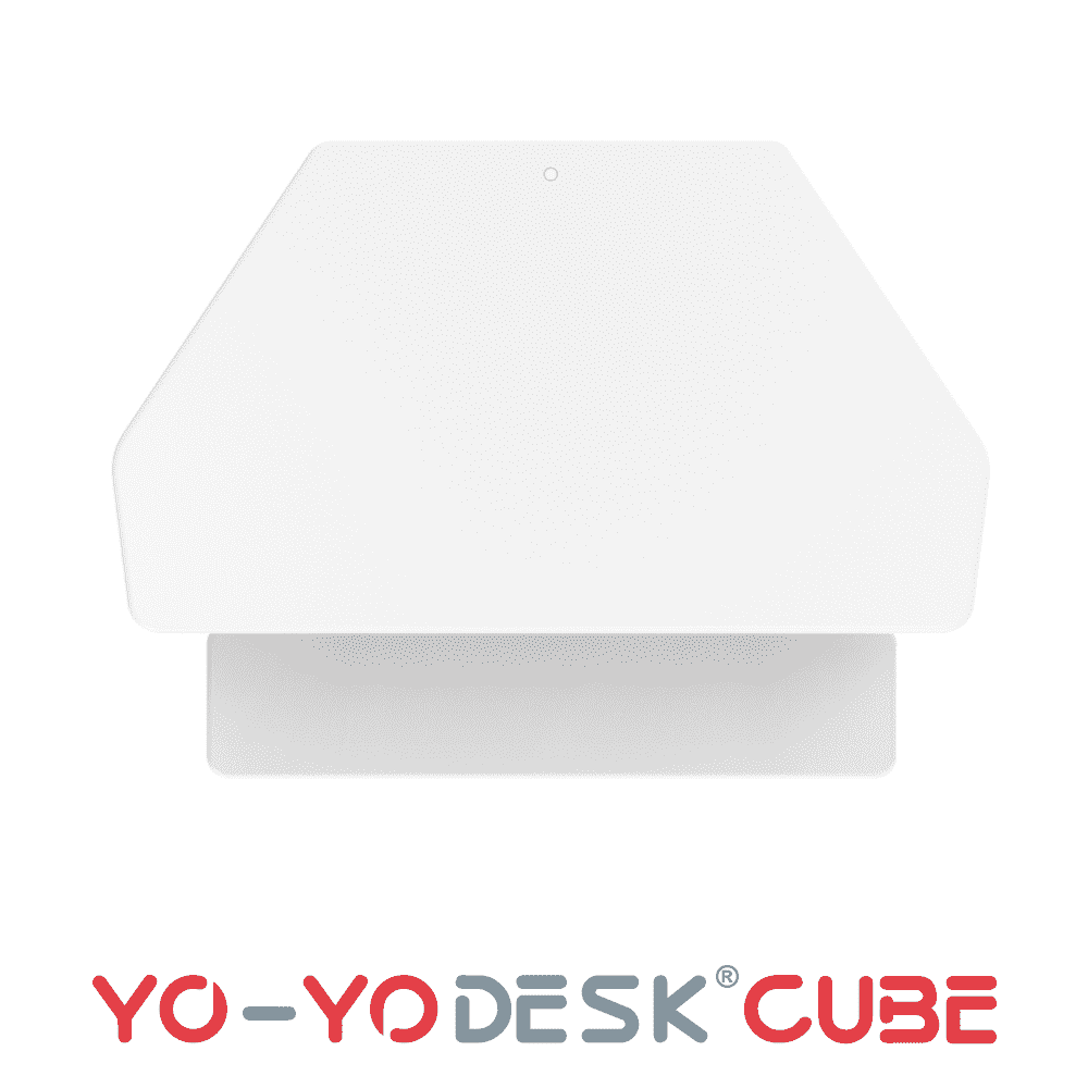Yo-Yo DESK CUBE White Side View Folded