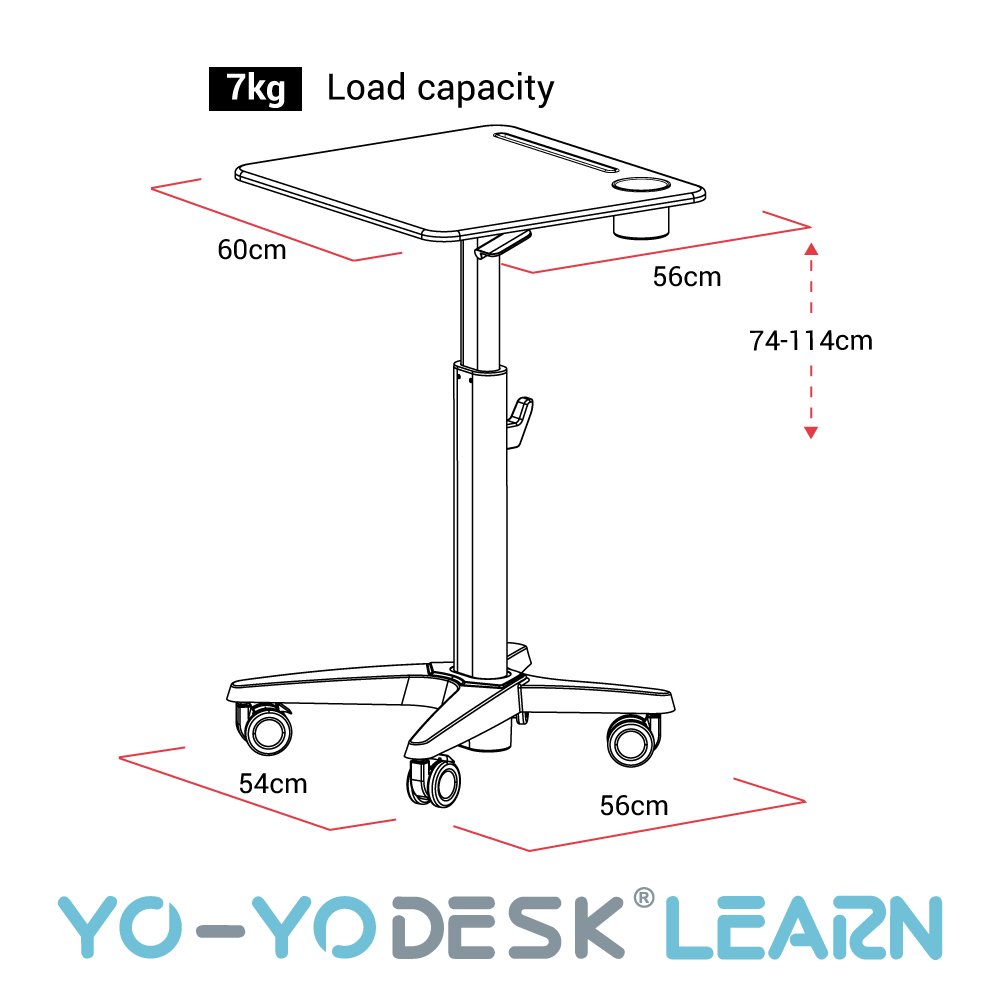 Yo-Yo DESK LEARN Height Adjustable Portable Standing Desk